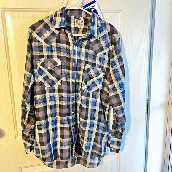 ELY cattleman sz md‎ longsleeve - Picture 1 of 4